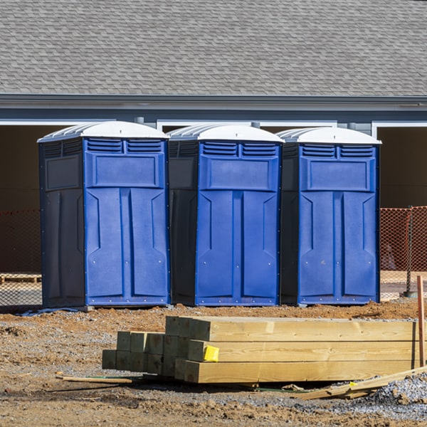 what is the expected delivery and pickup timeframe for the porta potties in Haverhill